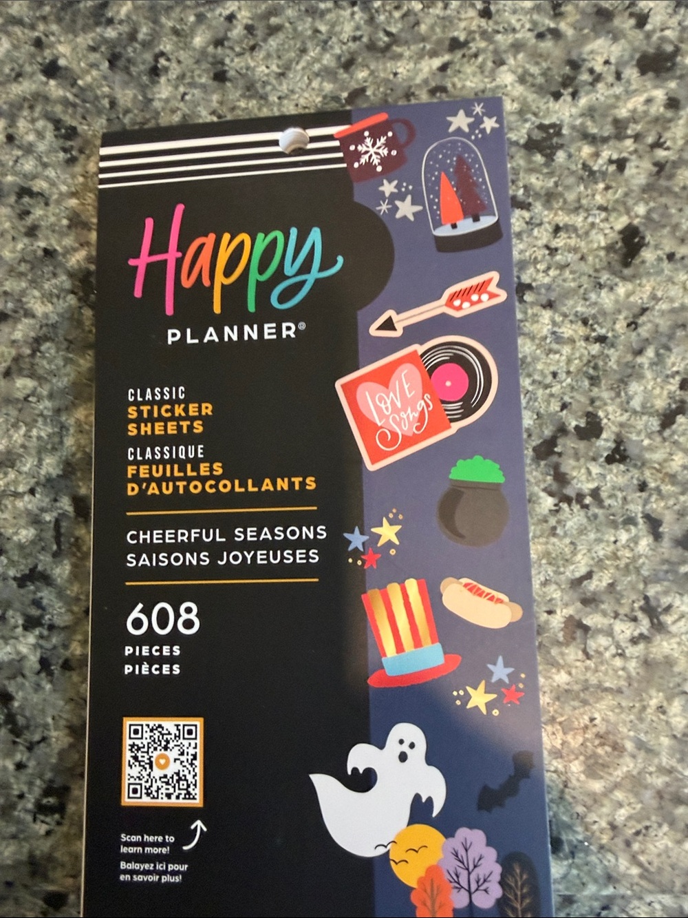Happy Planner Classic Sticker sheets. Cheerful Seasons
